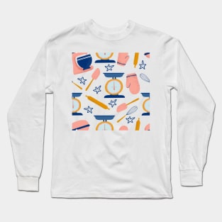 Home Baking Pattern Long Sleeve T-Shirt